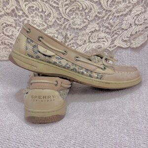 Sperry Slip-Ons | Sequin & Leopard / Cheetah Print